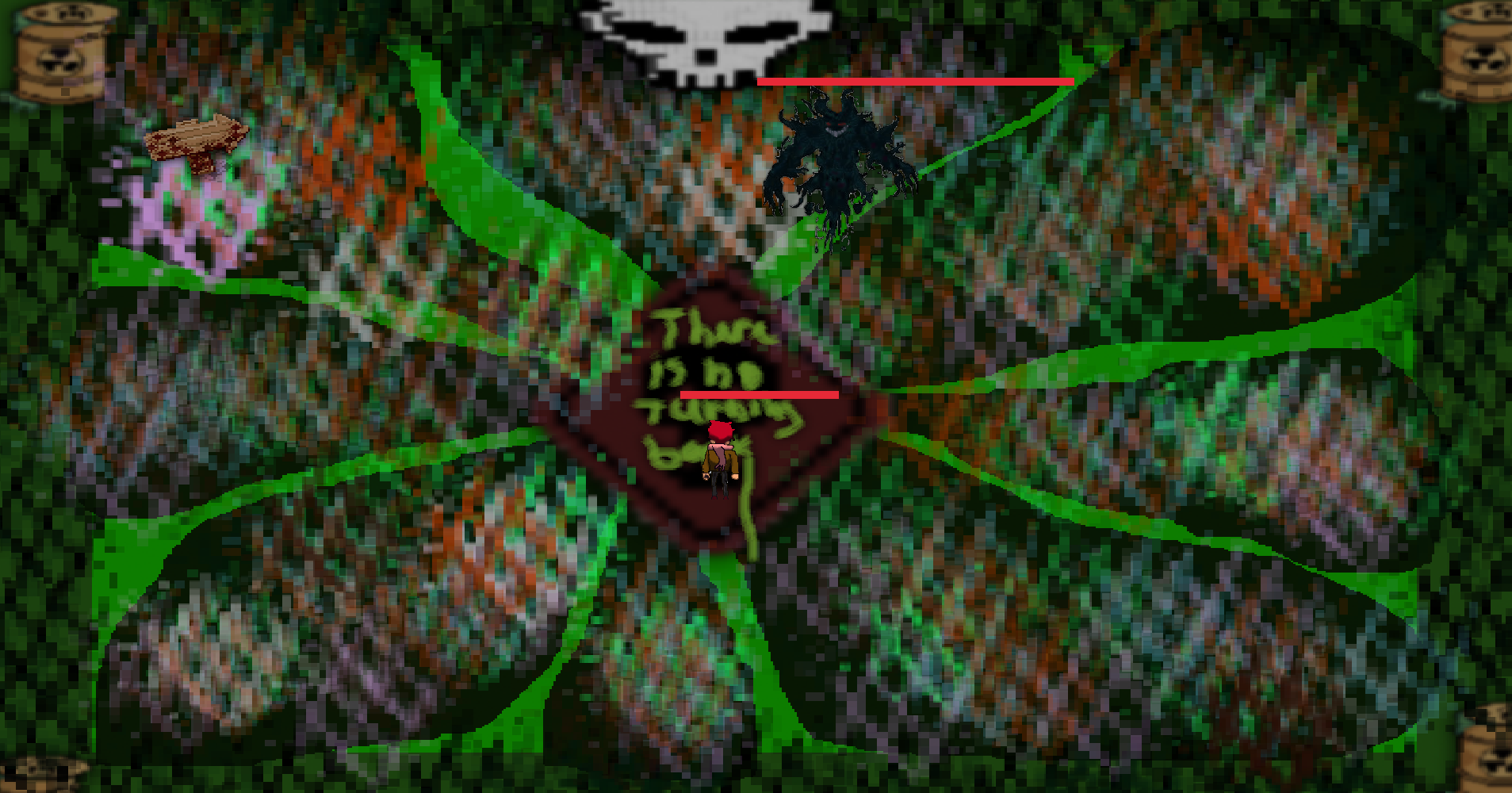 Final map with a boss fight